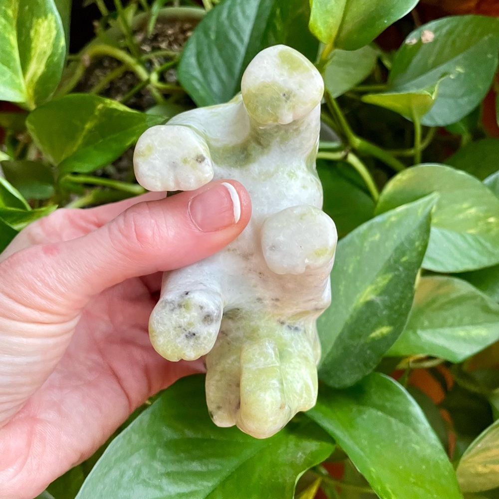 🐘Majestic Hand Carved Jade Elephant🐘 ~Over 1 lb! - Picture 7 of 15